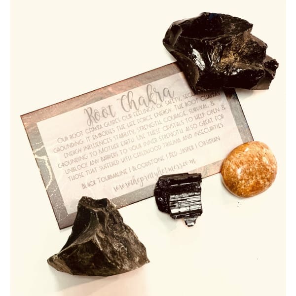 Root Chakra Healing Box - Crystals
