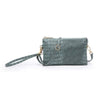 Riley Crossbody by Jen and Co. - Crocodile Teal - Handbags