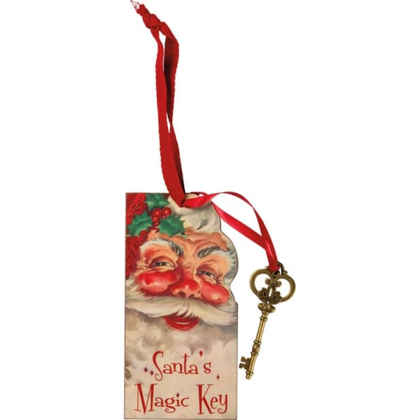 Santa’s Magic Key Christmas Ornament - Holiday