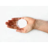 Selenite Soothing Palm Stone - Crystals