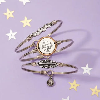 She Believed Could Bangle Bracelet