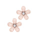 Glass Flower Stud Earrings