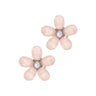 Glass Flower Stud Earrings
