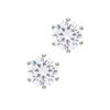 Silver Crystal Stud Earrings by Laura Janelle - 6m