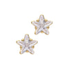 Silver Crystal Stud Earrings by Laura Janelle - Star