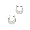 Silver Hoop and Dangle Earrings by Laura Janelle - Mini