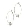 Silver Hoop and Dangle Earrings by Laura Janelle - &amp; Star