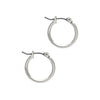 Silver Hoop and Dangle Earrings by Laura Janelle - Small