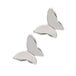 Silver Butterfly Stud Earrings