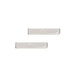 Silver Bar Stud Earrings