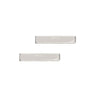 Silver Bar Stud Earrings