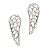 Silver Wing Stud Earrings