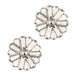 Silver Flower Stud Earrings