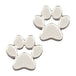 Silver Paw Stud Earrings