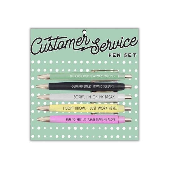 Snarky Customer Service Ink Pen Set