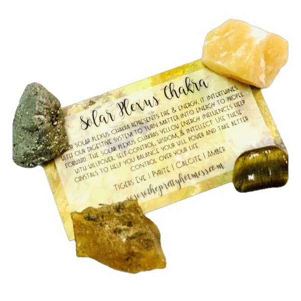 Solar Plexus Chakra Healing Box - Crystals