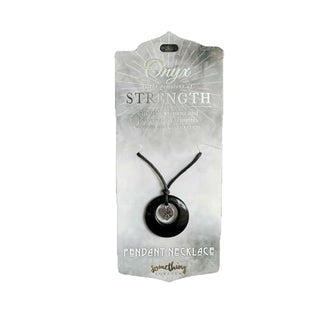 Something Forever Crystal Pendant - Onyx - Done