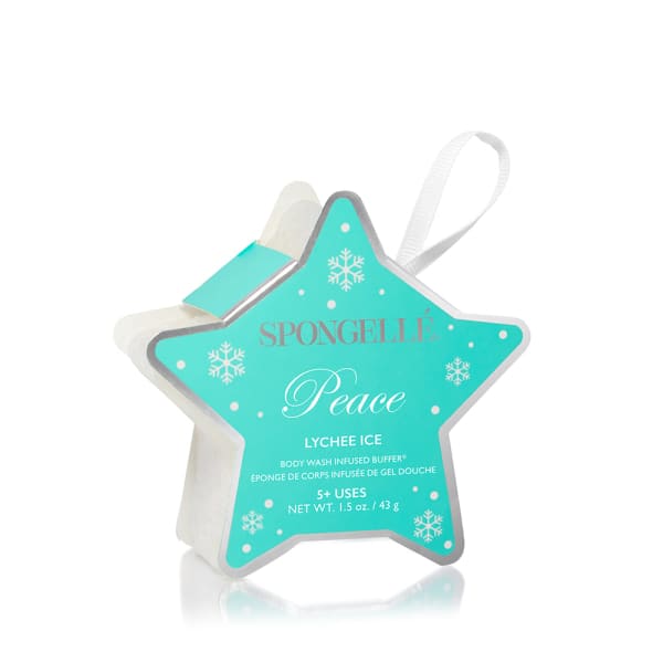 Spongelle Holiday Star Body Wash Infused Buffer - Peace -
