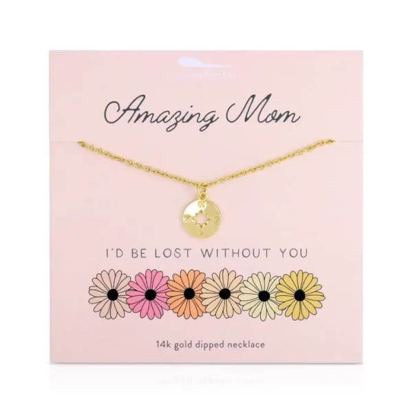 Spring Celebrations Necklaces - Amazing Mom- Gold