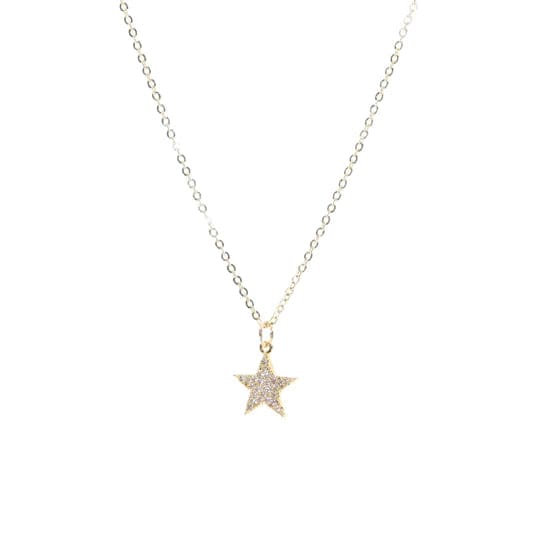 Starboy Pave’ Pendant - Necklaces Gold Silver