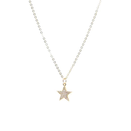Starboy Pave’ Pendant - Necklaces Gold Silver