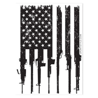 Stickers by Grunt Style - Rifle Flag - Done