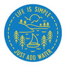 Life Is Simple (Blue/Yellow)