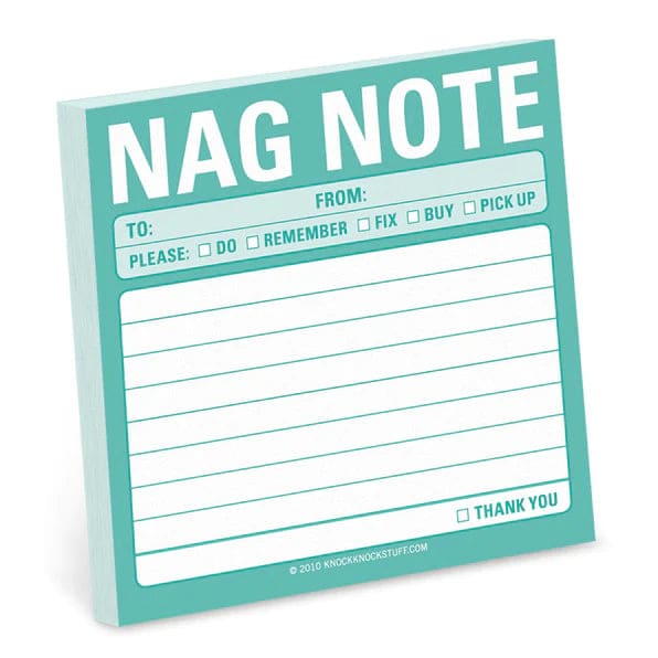 Sticky Notes Nag Note - sticky notes