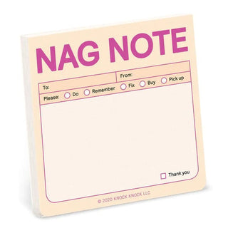 Sticky Notes Nag Note - sticky notes