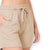 Summer Love Ash Mocha Cotton Shorts - Done