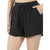 Summer Love Black Cotton Shorts - Small - Done