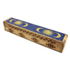 Sun and Moons Wooden Coffin Box - Incense Burner