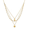 Sun Moon Citrine Triple Necklace by Satya Jewelry - Done