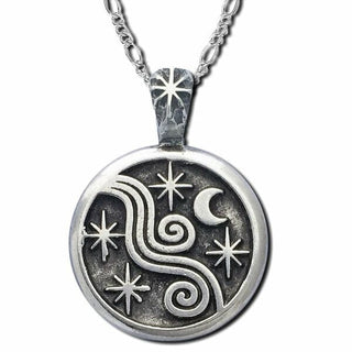 *Sun Moon & Stars Pendants by Deva Designs - Nighttime