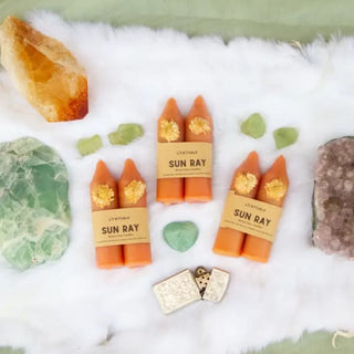 Sun Ray Altar Candles Small