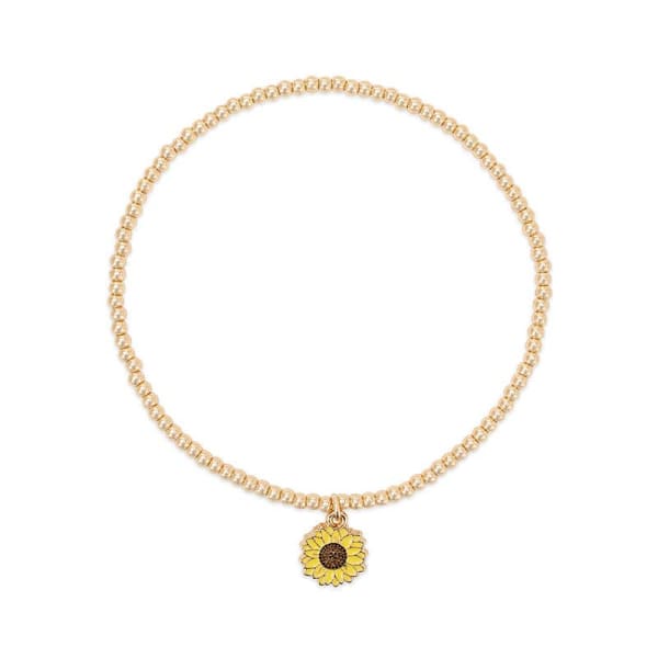 Sunflower Stretch Anklet