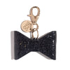 Super Loud Personal Safety Alarm - Black Glitter Bow - Done