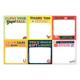Thank You For Existing Sticky Note Packet - sticky notes