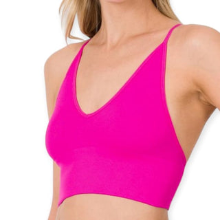 Elizabeth Bralette - Hot Pink / S | M - Clothing