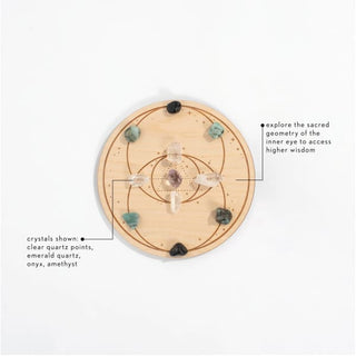 The Eye Of Luna Crystal Grid - Done