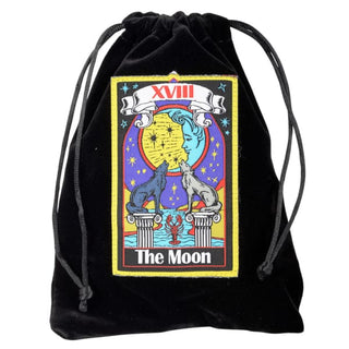 *The Moon Velvet Tarot Card Bag - Cards