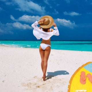 This Spot Is Taken Round Beach Blanket