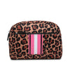 Toni Neoprene Striped Cosmetic Bag by Jen and Co. - Handbags