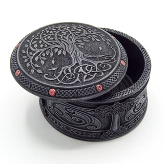 Tree Of Life Round Trinket Box - Gifts