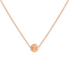 Triple Goddess Mini Pendant Necklace - Rose Gold Stainless