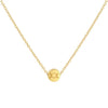 Triple Goddess Mini Pendant Necklace - Gold Stainless Steel