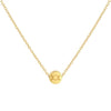 Triple Goddess Mini Pendant Necklace - Gold Stainless Steel