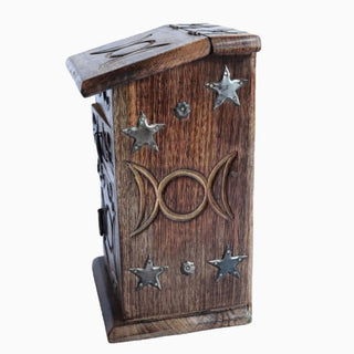 Triple Moon Herb Chest - herb cupboard