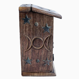 Triple Moon Herb Chest - herb cupboard