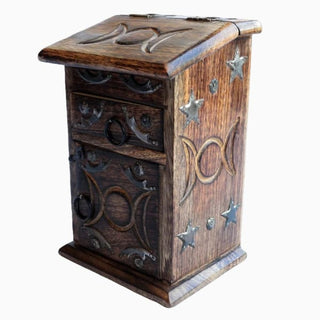 Triple Moon Herb Chest - herb cupboard